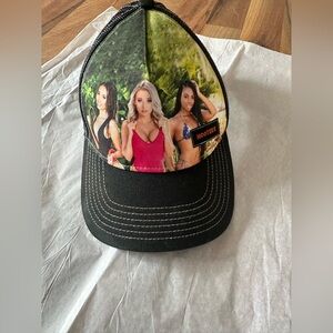 Hooters Cap with Black and Vibrant Design